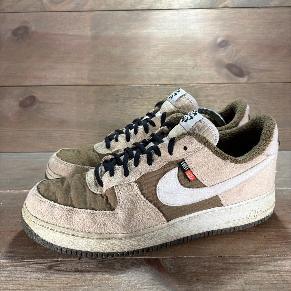 Nike Air Force 1 Mens size 11 shoes Tan Toasty Rattan comfort Low Top sneakers